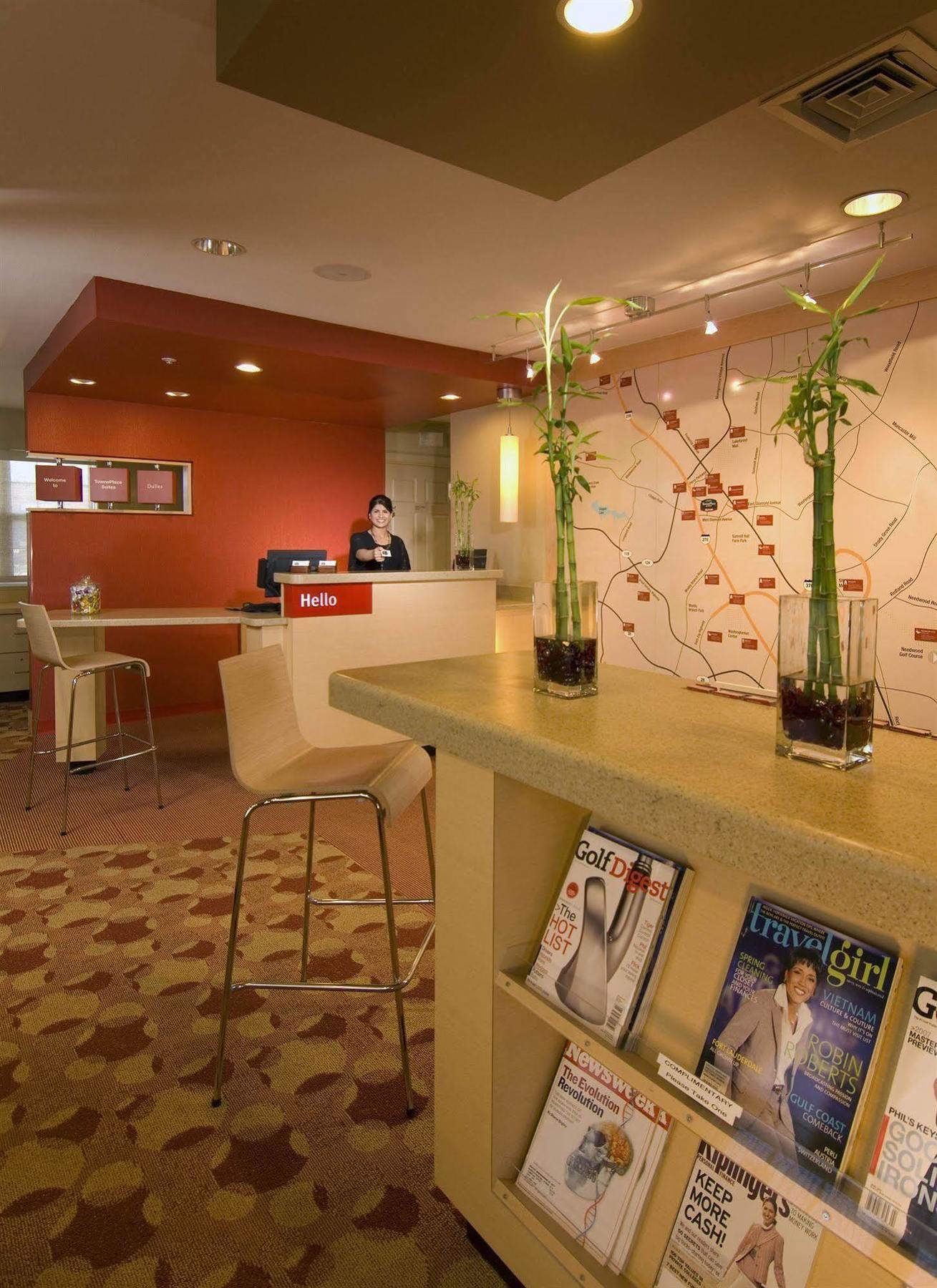 Towneplace Suites Dulles Airport Sterling Interior foto